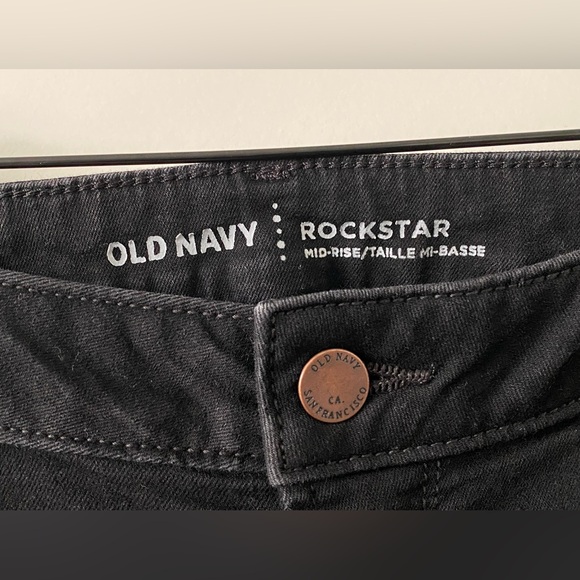 Old Navy Black Denim Pants - Picture 3 of 4